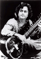 Krishna in his early twenties in a performance in Berkeley, California, 